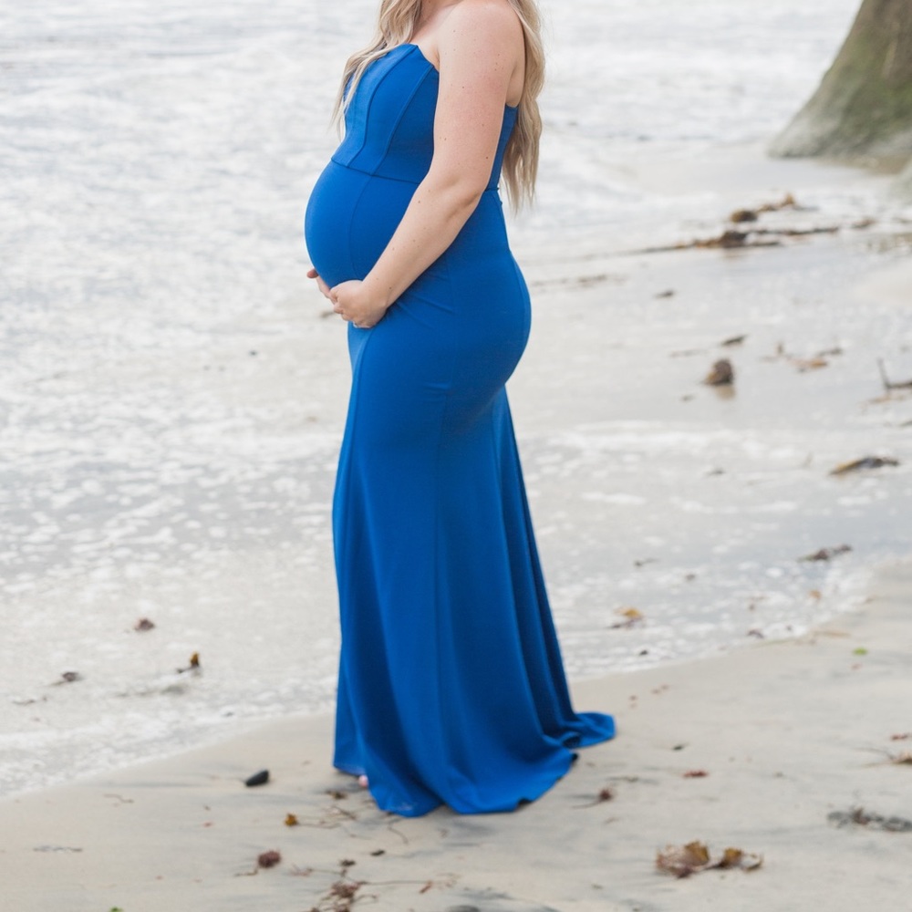 Cobalt blue gown - Picture 1 of 5